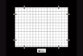 幾何失真測試卡 - 畸變測試卡 - Distortion Test Chart